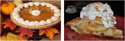Pumpkin Pie-Gary's Catering-Thanksgiving/Christmas Party Catering and Apple Pie-Gary's Catering